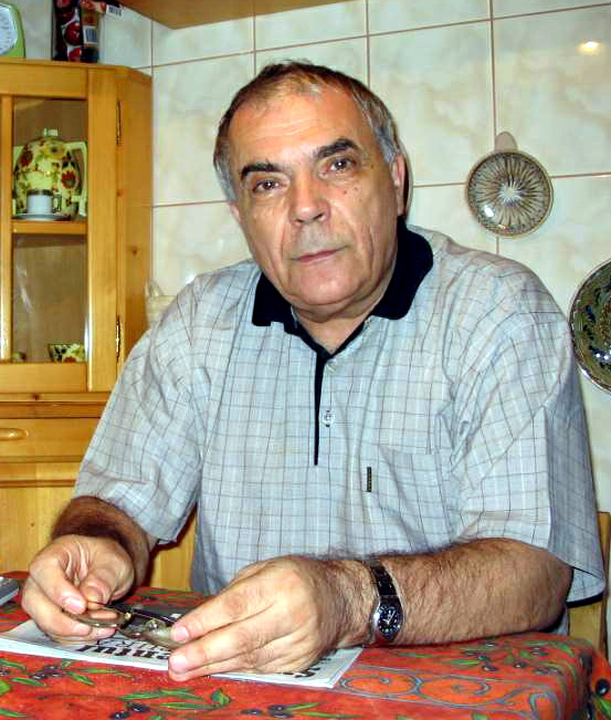 Fotografie cu Nicolae Manolescu realizata de George Onofrei in decembrie 2004.