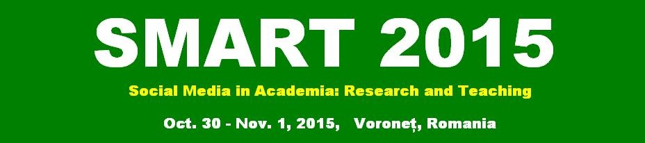 SMART 2015 – Social Media in Academia: Research and Teaching